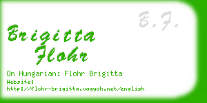 brigitta flohr business card